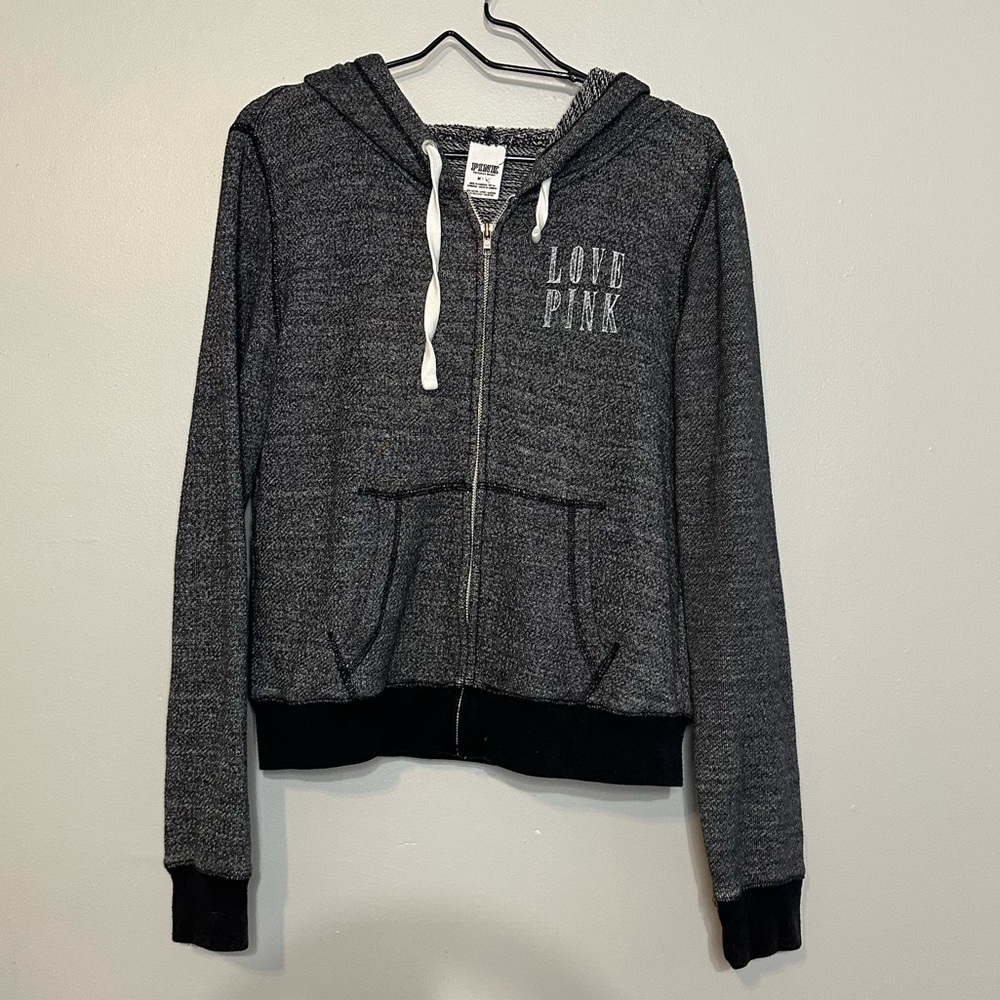 PINK zip up hoodie